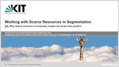 Title page of presentation