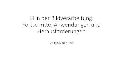 Title page of presentation